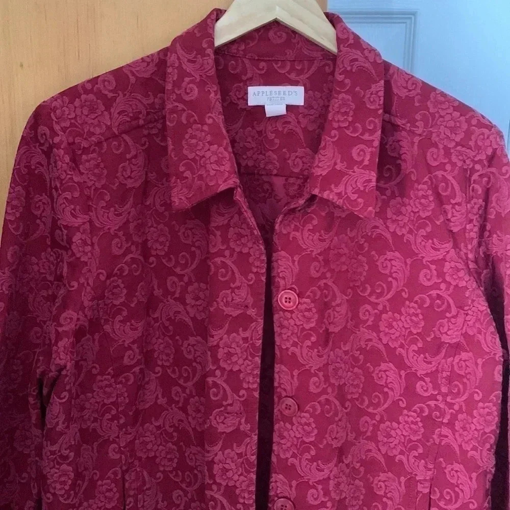 Appleseeds pink denim jacket 16P